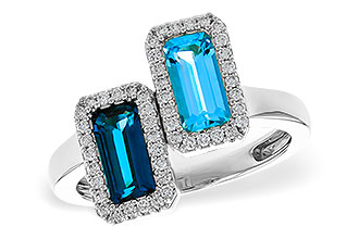 K292-90381: LDS RG 1.68 TW BLUE TOPAZ 1.90 TGW