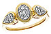 K292-90435: LDS DIA RG .07 TW BAGUETTE .17 TW