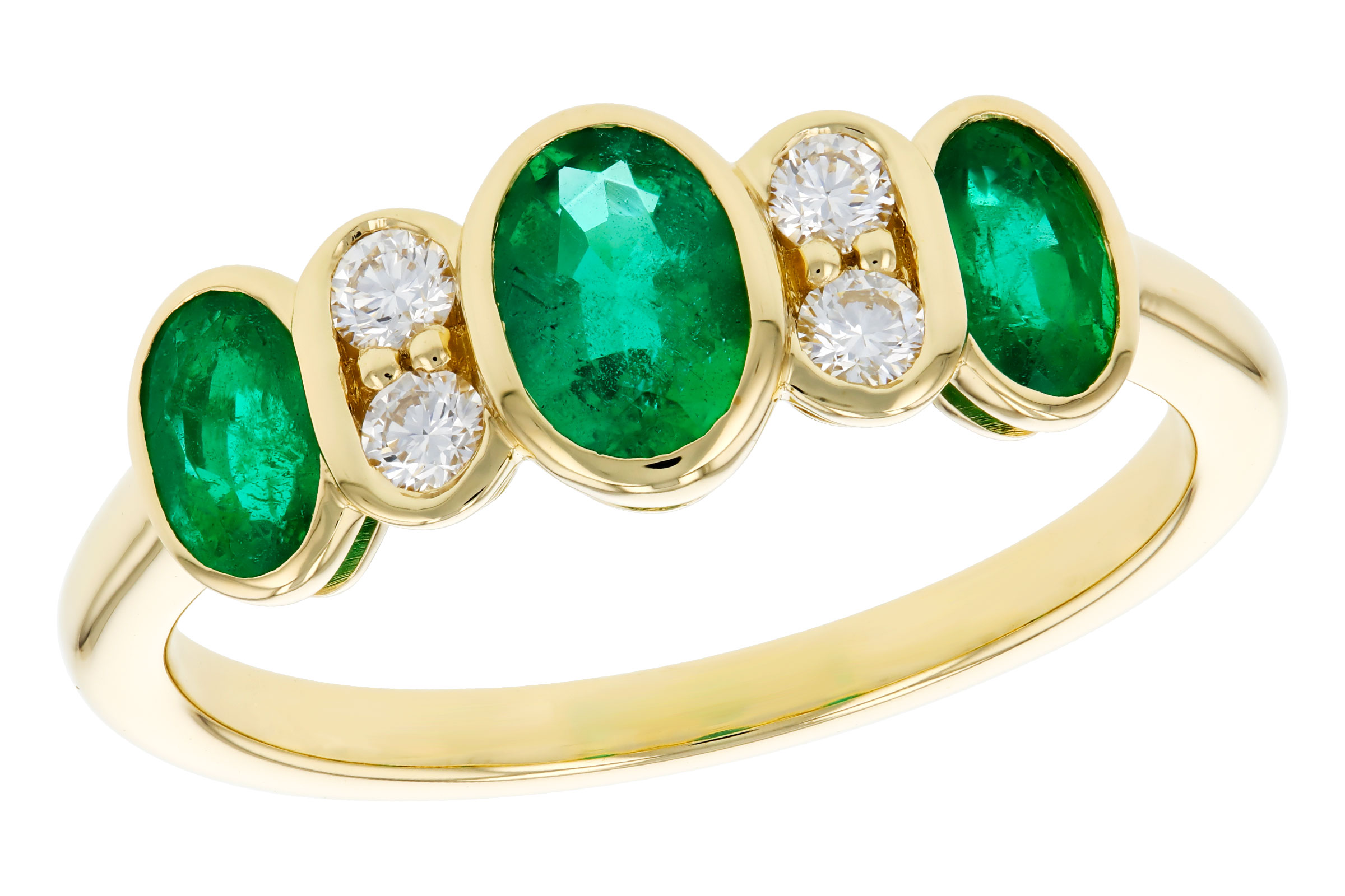 K293-75853: LDS RG .90 TW EMERALD 1.05 TGW