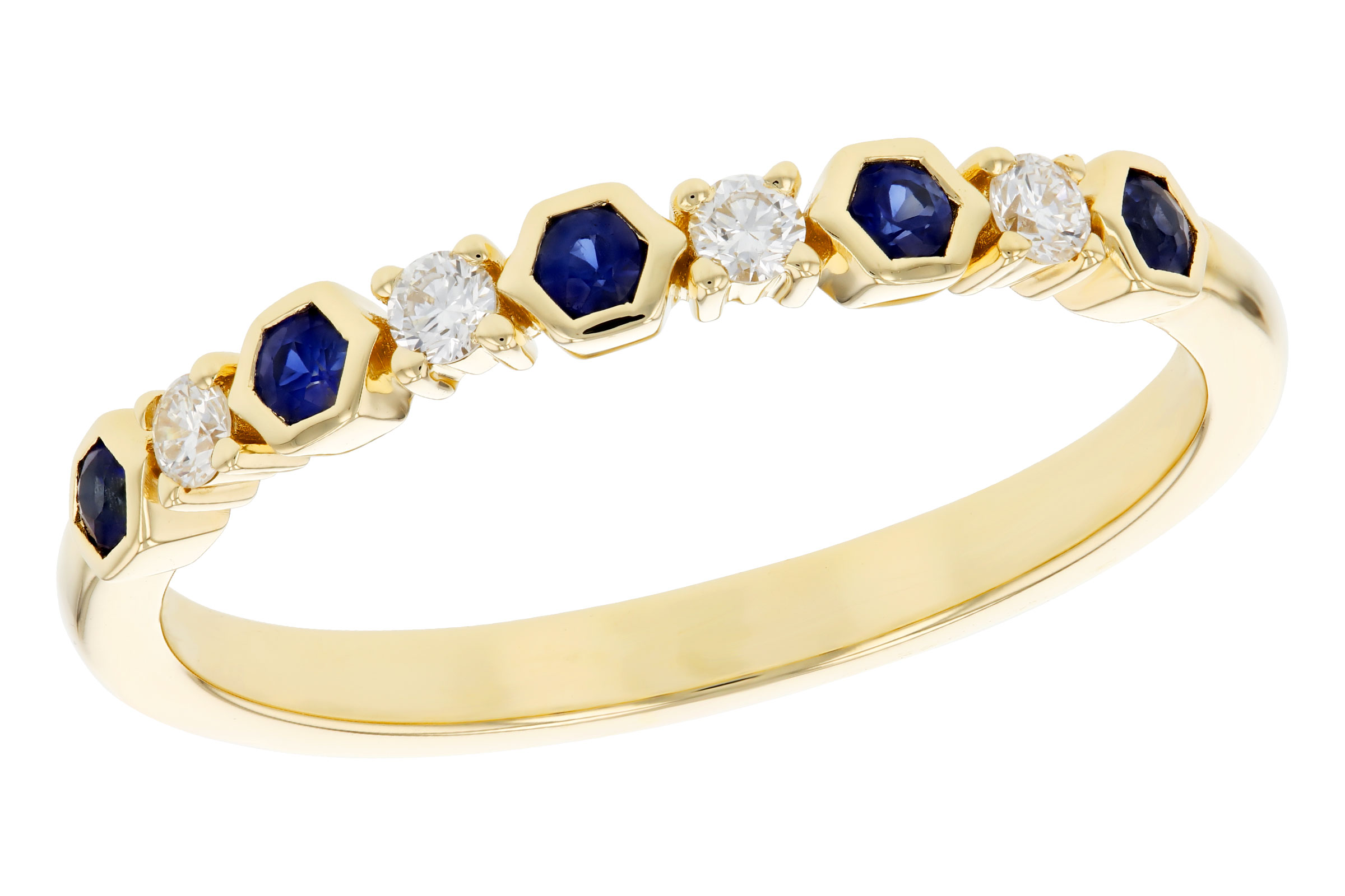 K293-75862: LDS WED RG .14 TW SAPPHIRE .24 TGW