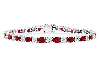 L018-28608: BRACELET 7.10 RUBY 7.92 TGW