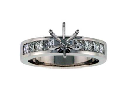 L023-77726: LDS SEMI DIA RG .72 TW