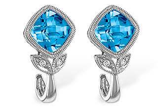 L205-61344: EARR 2.12 BLUE TOPAZ 2.14 TGW