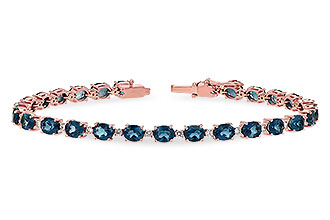 L207-38562: BRACELET 8.97 LONDON BLUE TPZ 9.55 TGW