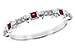 L208-34953: LDS WED RG .09 RUBY .14 TGW