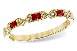 L291-03171: LDS WED RG .12 RUBY .14 TGW