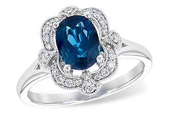 L291-06762: LDS RG 1.35 LONDON BLUE TOPAZ 1.50 TGW