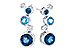 L291-06808: EARR 2.27 BLUE TOPAZ 2.40 TGW