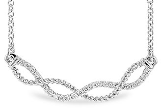 L291-92235: NECKLACE .12 TW (18")