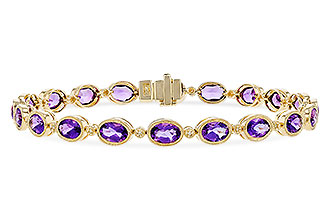 L291-93162: BRACELET 6.86 TW AMETHYST 6.90 TGW