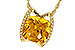 L291-95908: NECKLACE 3.74 CITRINE 3.85 TGW (10MM CIT)