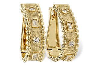 L291-97690: EARRINGS .09 BAG .18 TW