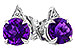 L291-99526: EARR 1.33 TW AMETHYST 1.35 TGW (6MM RD)