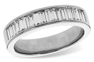 L292-82253: LDS DIA WED RG .70 TW BAGUETTES