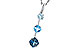 L292-83162: NECK 1.87 TW BLUE TOPAZ 1.90 TGW