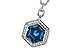 L292-84053: NECK 3.40 LONDON BLUE TOPAZ 3.55 TGW (9MM LBT)