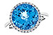 L292-84971: LDS RG 7.20 BLUE TOPAZ 7.42 TGW