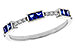 L292-85908: LDS WED RG .36 SAPPHIRE .43 TGW