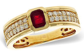 L292-88626: LDS RG .52 RUBY .85 TGW (5x4MM RU)