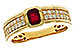 L292-88626: LDS RG .52 RUBY .85 TGW (5x4MM RU)