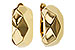 L292-89544: GOLD EARRINGS (18MM)