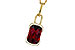 L293-73126: NECK 4.30 GARNET 4.45 TGW (12x8MM GAR)