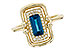 L293-73135: LDS RG .84 LONDON BLUE TOPAZ .96 TGW (8x4MM LBT)
