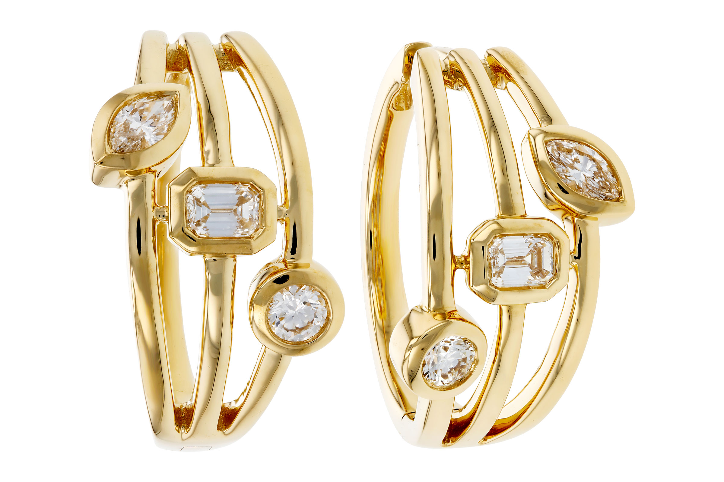 L293-74062: EARRINGS .45 TW (BR/EC/MQ)