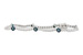 M206-46780: BRACELET .93 BLUE DIAS 1.62 TW