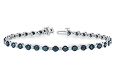 M206-54008: BRACELET 2.35 BLUE DIA 3.17 TW