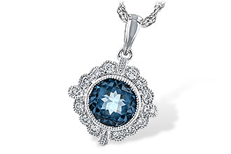 M207-39508: NECK .98 BLUE TOPAZ 1.10 TGW