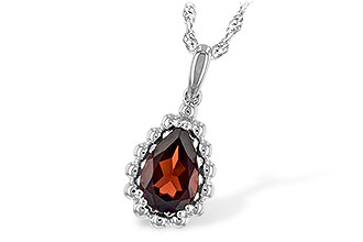 M207-40444: NECKLACE 1.38 CT GARNET