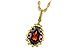 M207-40444: NECKLACE 1.38 CT GARNET