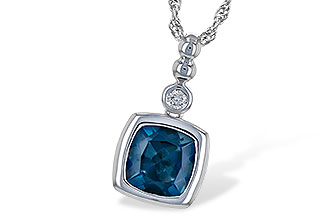 M208-30380: NECK 1.50 LONDON BLUE TOPAZ 1.54 TGW