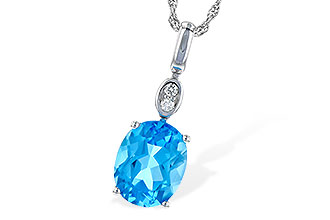 M208-34999: NECK 2.84 BLUE TOPAZ 2.87 TGW (10x8MM BT)