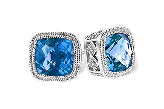 M291-01280: EARR 2.20 TW BLUE TOPAZ