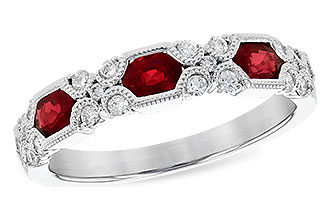 M291-04017: LDS WED RG .74 RUBY 1.00 TGW (4x3MM RUBY)