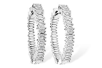 M291-05871: EARR .35 CTS TW BAGUETTE DIAS