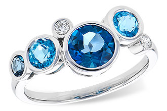 M291-06799: LDS RG 1.40 TW BLUE TOPAZ 1.45 TGW