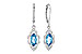 M291-07726: EARR 1.02 TW BLUE TOPAZ 1.17 TGW