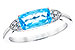 M291-91280: LDS RG 1.44 BLUE TOPAZ 1.52 TGW