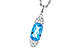 M291-91308: NECK 2.02 BLUE TOPAZ 2.12 TGW