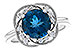 M291-94080: LDS RG 2.90 LONDON BLUE TOPAZ 3.05 TGW (9MM LBT)