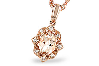 M291-97726: NECK .62 MORGANITE .70 TGW (7x5MM MORG)