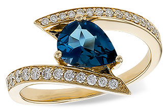 M292-83126: LDS RG 1.04 LONDON BLUE TOPAZ 1.28 TGW (8x6MM)