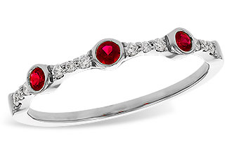 M292-84962: LDS WED RG .15 RUBY .24 TGW