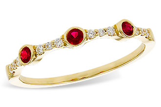 M292-84962: LDS WED RG .15 RUBY .24 TGW