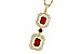 M292-85908: NECK 1.22 TW RUBY 1.43 TGW