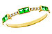 M292-86799: LDS WED RG .23 TW EMERALD .30 TGW