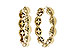 M292-87726: GOLD EARRINGS (18MM)